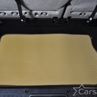 Автомобильные коврики EVA на Dodge Grand Caravan V (2007-2020) 2 ряд: кресла 1+1 убираются в пол