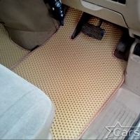 Двухслойные коврики EVA на Nissan Serena II C24 пр.руль (2000-2005)