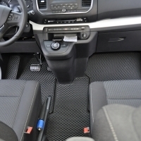 Автомобильные коврики EVA на Toyota ProAce Verso II 8 мест не Long (2016-2024)