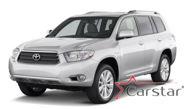 Автомобильные коврики EVA для Toyota Highlander II 3 ряда (2007-2013)