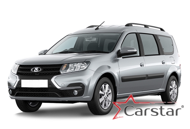 Текстильные коврики для Lada Largus I рестайл 3 ряда (2021->)