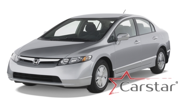 Автомобильные коврики EVA 3D для Honda Civic VIII седан (2006-2011)