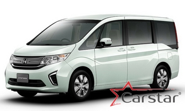 Автомобильные коврики EVA 3D для Honda Stepwgn V пр.руль (2015-2022)